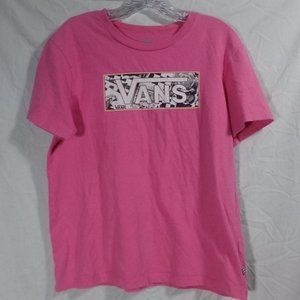 Vans Pink Short Sleeve T-shirt  - Size M